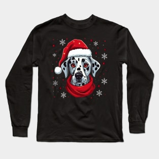 Dalmatian Christmas Long Sleeve T-Shirt